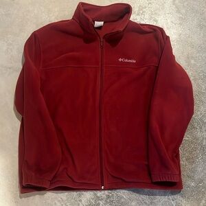 Columbia Red Fleece Jacket